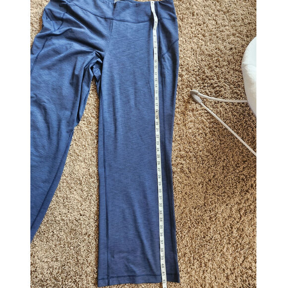Duluth Trading Co. women's side zip pocket flared yoga pants size 1X X 31 - Picture 7 of 9